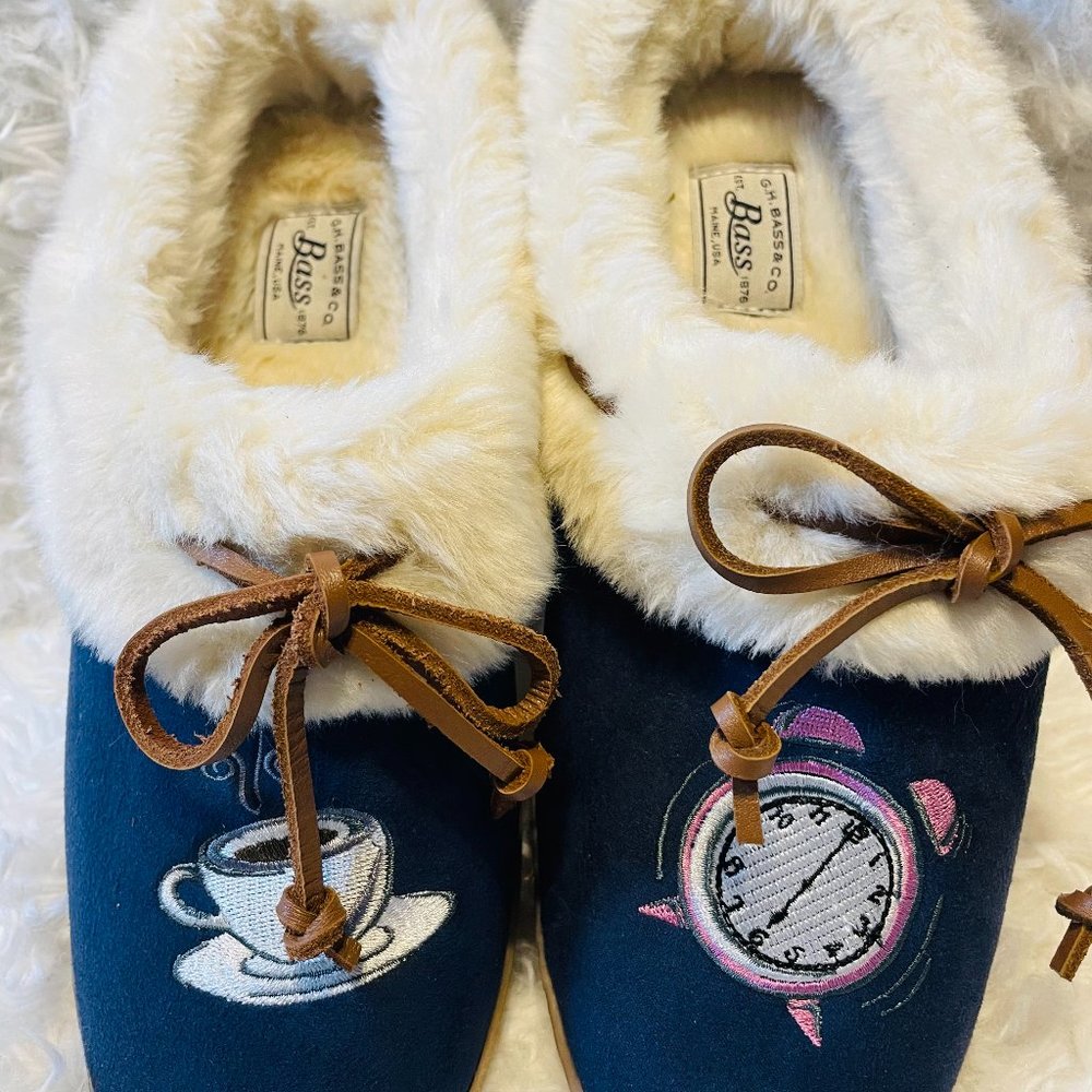 G.H. Bass & Co Faux Fur Lining Slippers